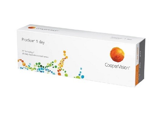 CooperVision Proclear 1 day Contact lens 30 Pcs/box 每日拋棄式隱形眼鏡 每盒30片