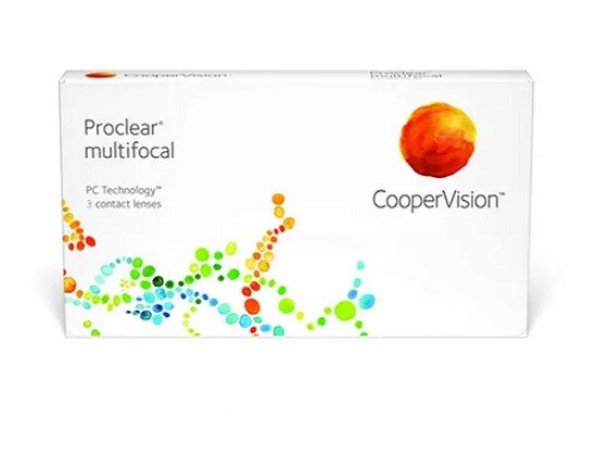 CooperVision Proclear Multifocal Toric Monthly Contact lens 6Pcs/Box. CooperVision Proclear 每月拋棄式散光漸進多焦點隱形眼鏡 每盒6片​