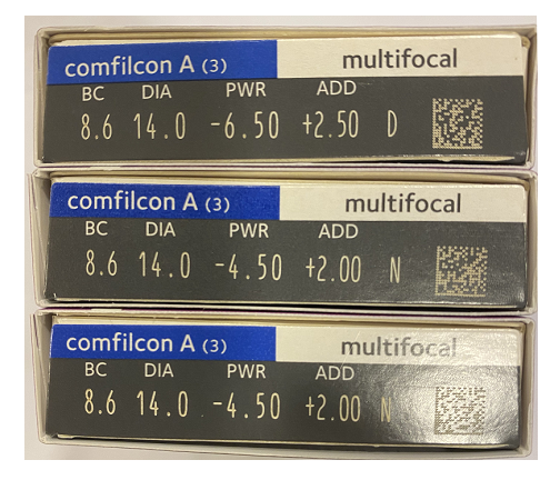 CooperVision BIOCOMFORT 128 Monthly Replacement Multi-Focal Contact Lens for Presbyopia, 3 Pcs/Box 每月​更換式高透​氧​漸進多焦點隱形眼鏡. 每盒3片​