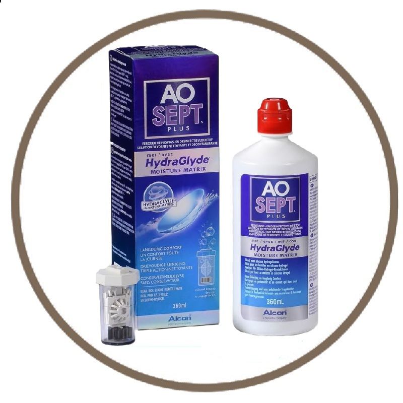AO Sept - Hydrogen Peroxide Disinfecting System For Hard &amp; Soft Contact Lenses,  AO Sept 雙氧水鏡片護理系統.