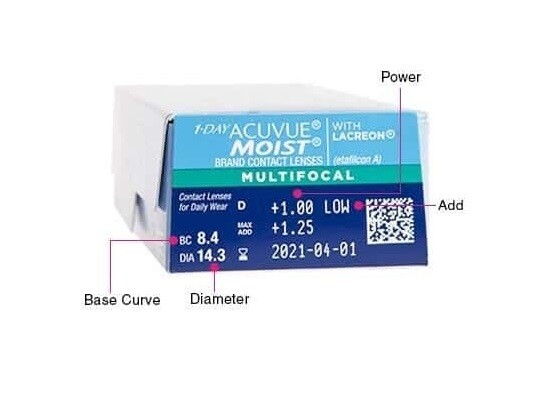 1 Day ACUVUE Moist®Multi Focal,Daily Replacment 30 Pcs/Box. 每日更換式漸進多焦點隱形眼鏡 每盒30片. 1 Day ACUVUE Moist®Multi Focal Daily Replacment 30 Pcs/Box.