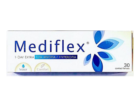 CooperVision Mediflex 1 Day Extra Contact lens 30 Pcs/box 每日拋棄式隱形眼鏡 每盒30片
