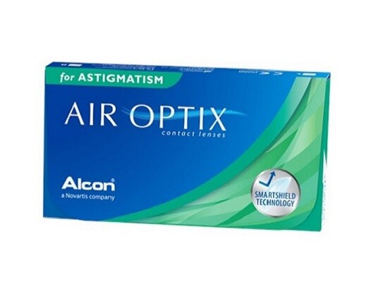 Alcon® AirOptix® for Astigmatism Monthly Replacement For Astigmatism 3Pcs/Box.  每月更換式高透​氧散光隱形眼鏡  每盒3片​