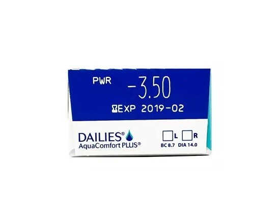 Alcon® Dailies AquaComfort Plus® Daily Disposable Contact lens 30 Pcs/box. 每日更換式隱形眼 .每盒30片.