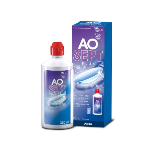 Alcon AO Sept Plus 隱形眼鏡護理雙氧水護理系統 兩支裝