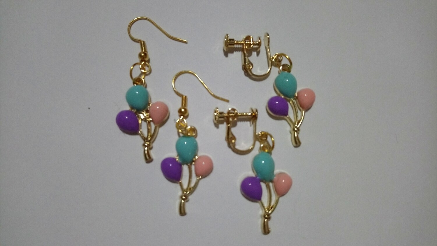 Earrings and necklaces