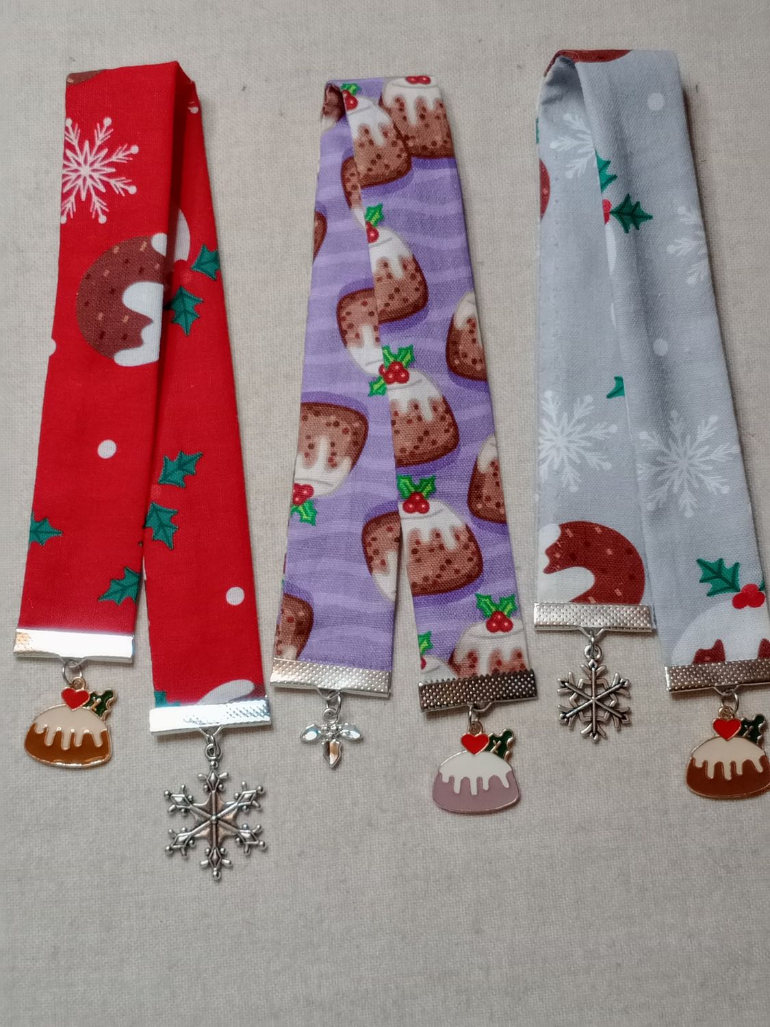 Christmas Pudding Bookmarks