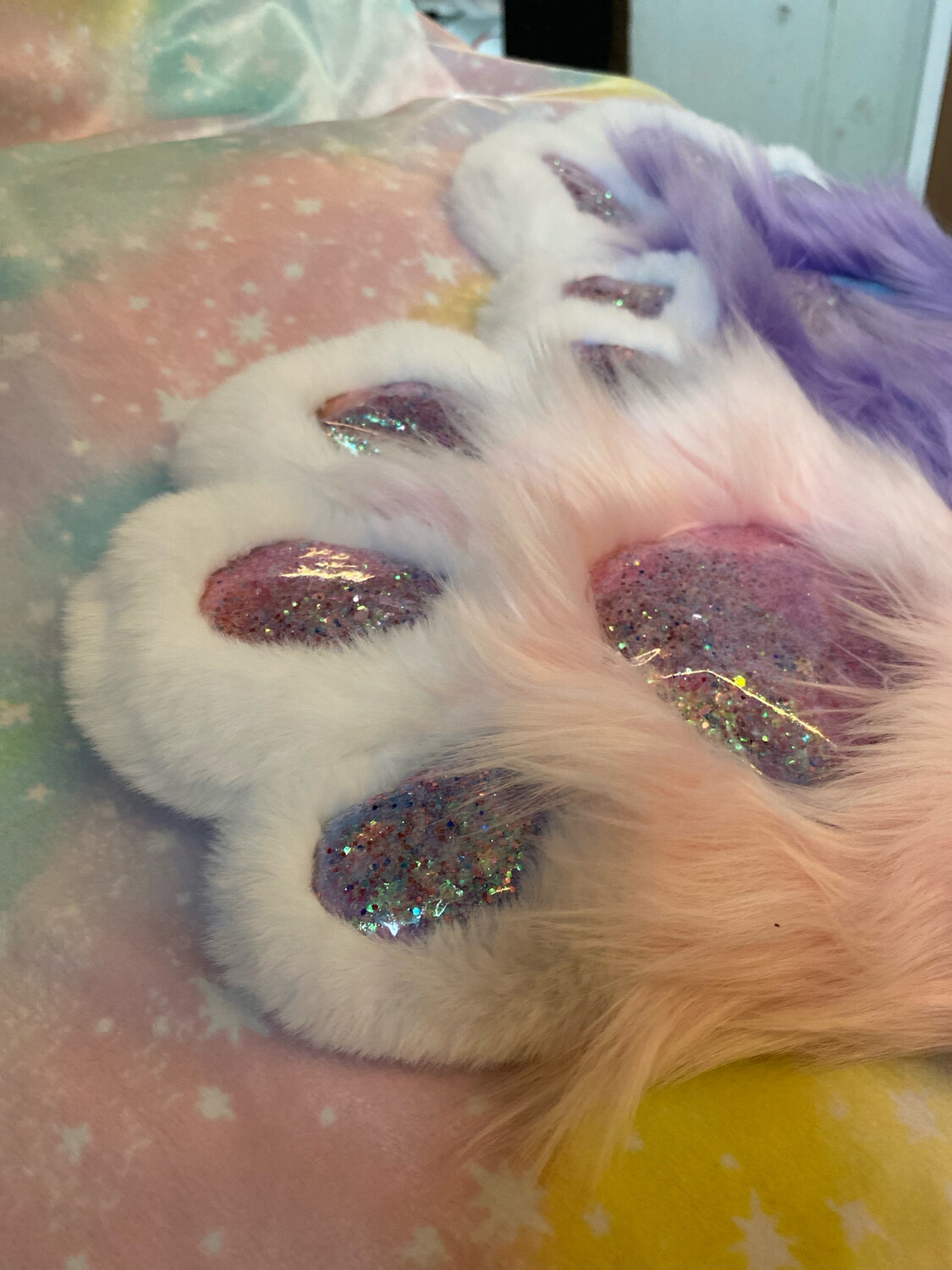 Glitter Shaker Paws