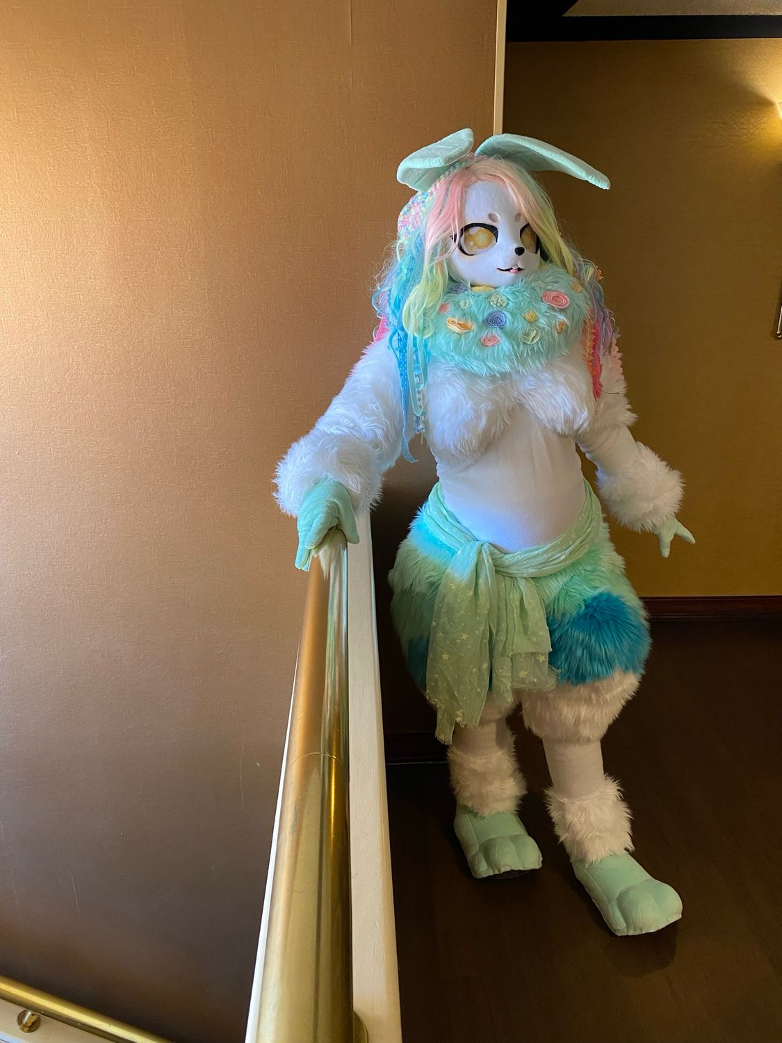Pastel Succulent Rabbit Premade