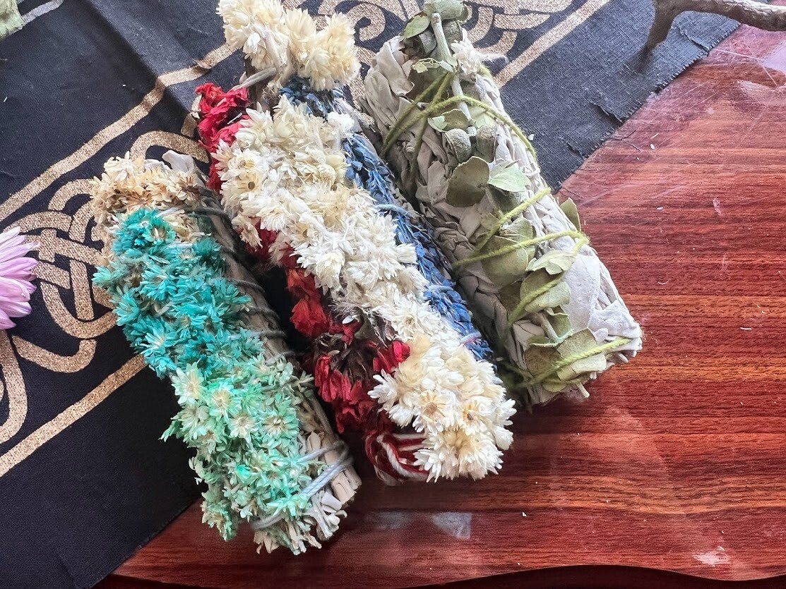 Sage and Flower Bundles