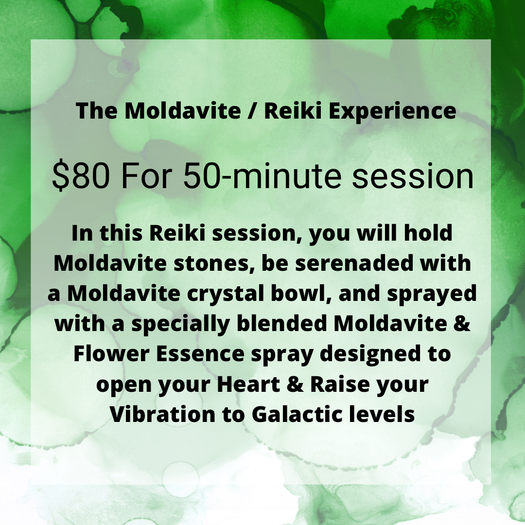The Moldavite / Reiki Experience June Special