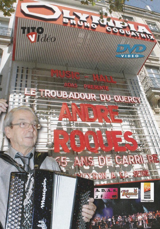 DVD "André Roques à l'Olympia, 65 ans de carrière ! "