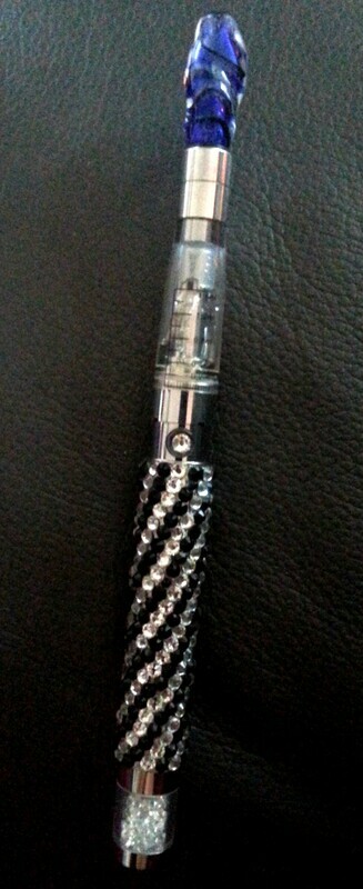 Designer Sparkle Swarovski Ego Battery - With Led Light Sparkle Tip