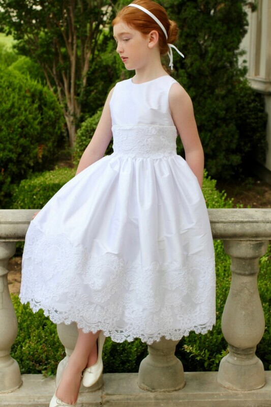 Dress with Lace - Style 4901T
