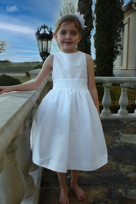 Taffeta Dress with Lace - Style 5956K