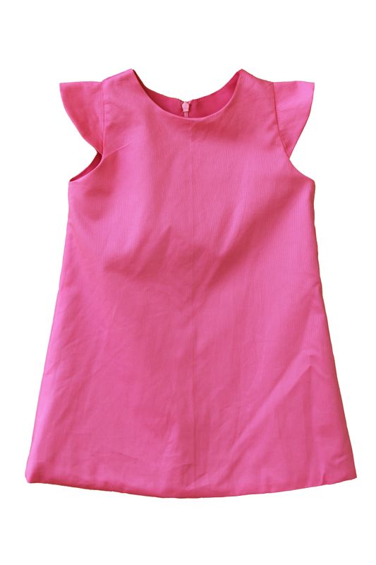 Geranium Pink A line Dress - Sizes 6, 7, 8, 10, 12