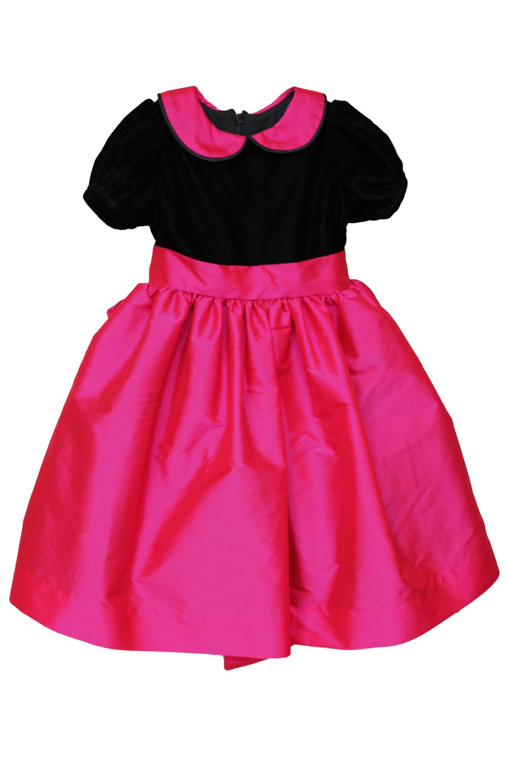 Velvet and Taffeta Dress - size 3T, 4T