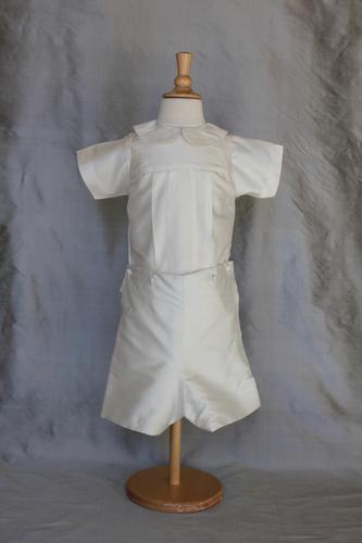 Boy Silk Button on Short all - Style 3819S