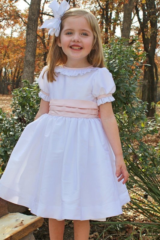 Dress with Ruffle Collar and Sleeve - Style 4916PSL