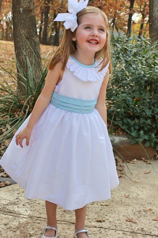 Dress with Ruffle Collar - Style 4917SL