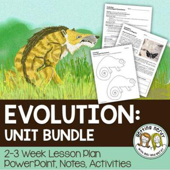 Evolution, Natural Selection, & Adaptation - PowerPoint & Handouts Unit