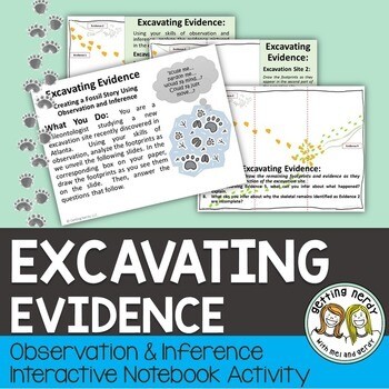 Observation & Inference Interactive Notebook Activity with PowerPoint