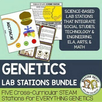 Genetics & Heredity Bundle - STEAM Science Centers / Lab Stations