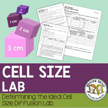 Cells - Cell Size Lab -  Distance Learning + Digital Lesson
