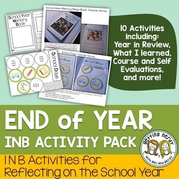 End of Year Interactive Notebook Activities