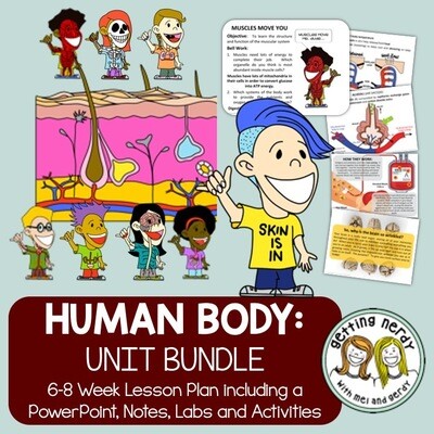 Human Body Systems - PowerPoint & Handouts Unit Bundle