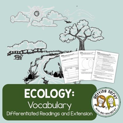Ecosystems and Ecology Vocabulary - Distance Learning + Digital Lesson