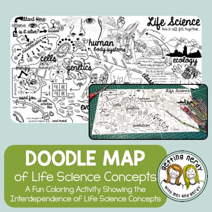 Life Science Doodle Map