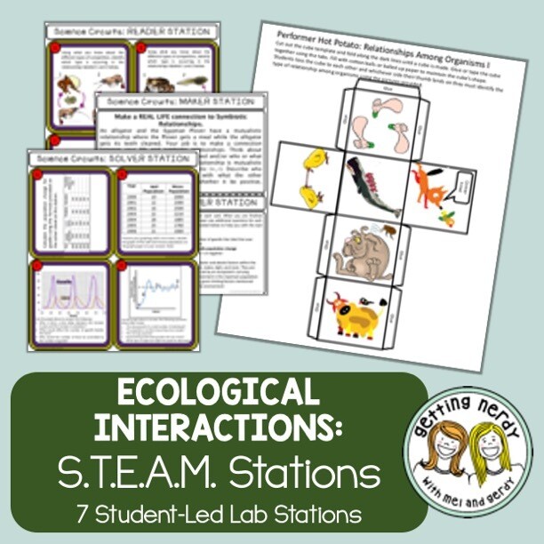 Ecological Interactions - Science Centers / Lab Stations - Symbiosis Competition