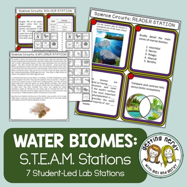 Ecology - Science Centers / Lab Stations - Aquatic Biomes