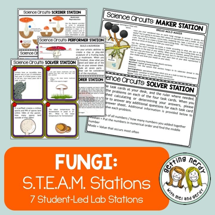 Fungi Classification - Science Centers / Lab Stations