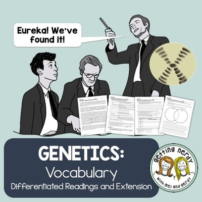 Genetics Vocabulary and Science Reading Passage