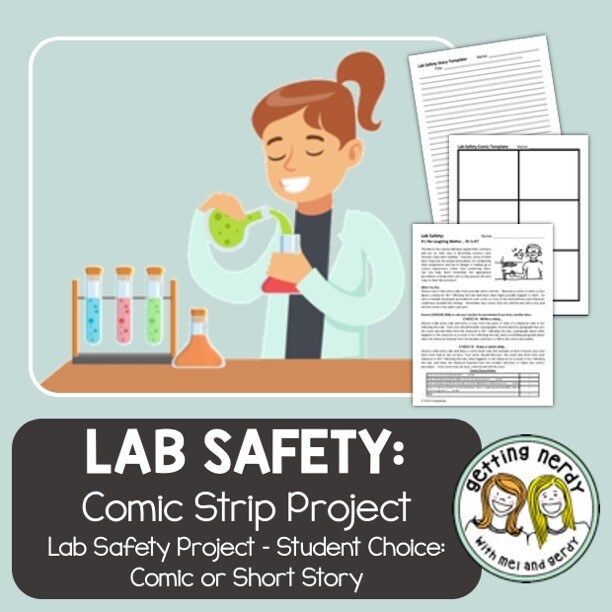 Lab Safety Comic or Story Activity - Scientific Method