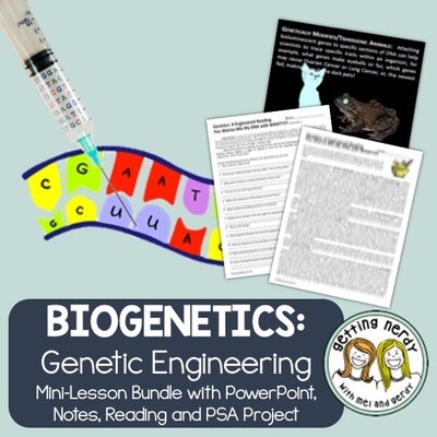 Biotechnology and Genetic Engineering - PowerPoint, Notes and Project