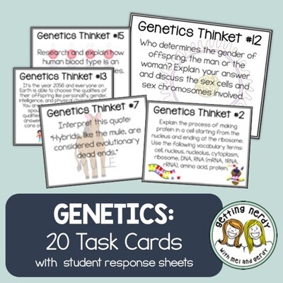 Genetics - Task Cards