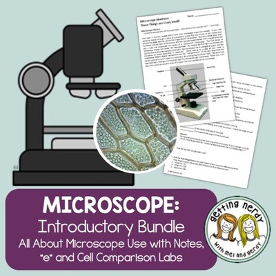 Microscope Introduction - PowerPoint and Handouts - Distance Learning + Digital Lesson