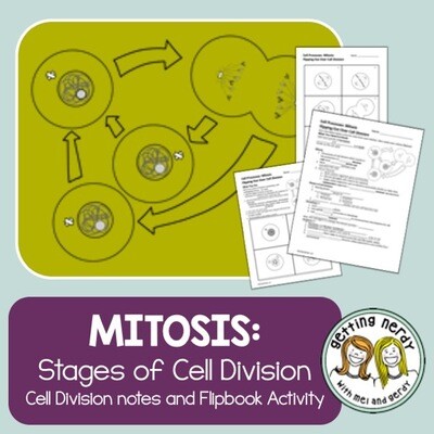 Mitosis - PowerPoint and Handouts - Distance Learning + Digital Lesson