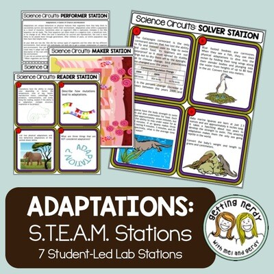 Mutations and Adaptations - Evolution - Science Centers / Lab Stations