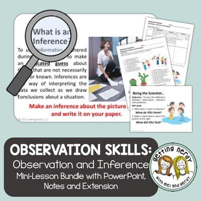 Observation and Inference PowerPoint and Notes - Scientific Method