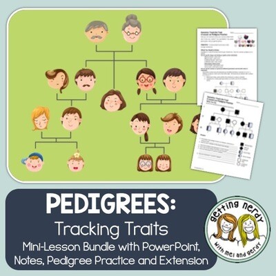 Pedigree Practice and Analysis - PowerPoint and Notes