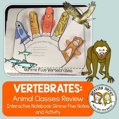 Science Interactive Notebook - Vertebrate Animals