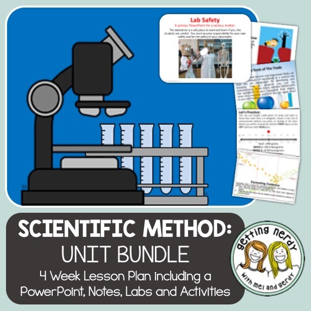 FULL Scientific Method Unit with PowerPoints, Labs, Handouts, Projects and More!