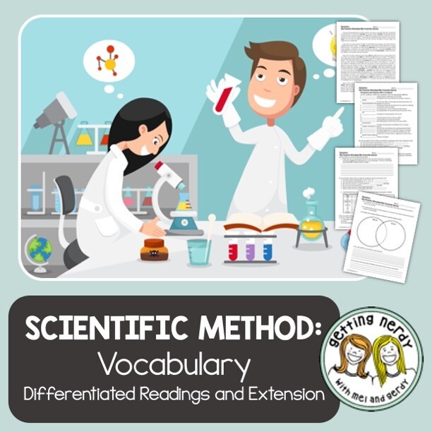 Scientific Method - Differentiated Vocabulary