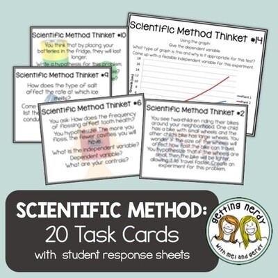 Scientific Method - Task Cards