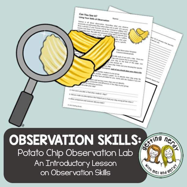 Scientific Method Potato Chip Observation Lab