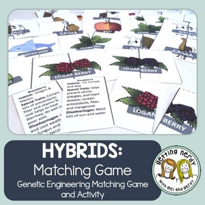 Hybrid Genetics Card Match-Up Activity